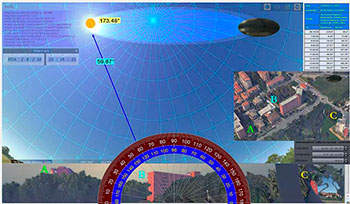 27 SOLARE 03 Mappatura in gradi Stellarium SP 02doc freccia Solare illuminazione web